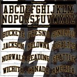 Personalized Basketball Jersey Sublimation Suit Round Neck in White Black Old Gold Personalized White Black-Old Gold Round