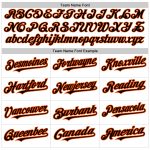 Custom Name and Number 3D Pattern Abstract Baseball Jersey - Personalized Sharp Shape Team Design in White Black-Orange Personalized