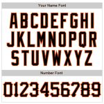 Customizable 3D Pattern Baseball Jersey with Name & Number - Personalized Black-Orange Abstract Splash Design Personalized
