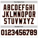 Custom Name Number Baseball Jersey - Personalized Black Orange Sleeveless Authentic Team Gear Personalized White Black-Orange