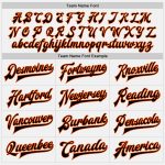 Customizable Varsity Bomber Jacket with Name & Number in White, Black, and Orange - Full-Snap Letterman Style Personalized