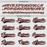 Custom Name and Number Hockey Jersey - Personalized Black Orange White Team Jersey Personalized White Black-Orange Hockey