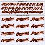Custom Personalized Baseball Jersey with Name and Number - White Black-Orange Mesh Authentic Throwback Design Personalized