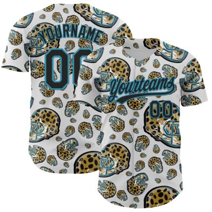 Custom Black Panther 3D Pattern Football Jersey with Personalized Name and Number - Authentic Baseball Team Gear Personalized