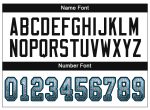 Custom Name Number Blue Mesh Football Jersey Personalized Black Panther Design Personalized White Black-Panther Blue Mesh