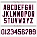 Personalized 3D Pattern Baseball Jersey with Custom Name & Number - Black Pink Sharp Design Personalized White Black-Pink