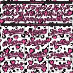 Custom Leopard 3D Pattern Baseball Jersey - Personalized Name & Number in White Black-Pink Personalized White Black-Pink