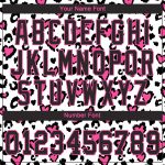 Custom Leopard 3D Pattern Baseball Jersey - Personalized Name & Number in White Black-Pink Personalized White Black-Pink