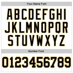 Custom Personalized Black-Gold Basketball Jersey with White Black Pinstripe Design - Team Name and Number Personalized White