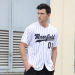 Custom Name Number Authentic Baseball Jersey Pinstripe White Black Gray Personalized White Black Pinstripe Black-Gray Authentic