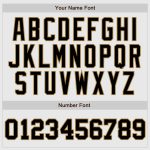 Custom Team Baseball Jersey with Personalized Name & Number - White Black Pinstripe Raglan Sleeves Personalized White Black