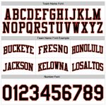 Custom Name and Number Personalized Basketball Shorts - Black Orange White Pinstripe Team Apparel Personalized White Black