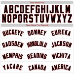 Custom Name Number Personalized Black Red Pinstripe Baseball Jersey - Authentic Team Jersey Personalized White Black Pinstripe