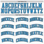 Personalized Blue Gray Pinstripe Basketball Jersey - Authentic White Black Personalized White Black Pinstripe Blue-Gray Authentic