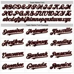 Customizable Crimson City Cream Baseball Jersey with Personalized Name and Number - Authentic Sleeveless Design in Black White Pinstripes