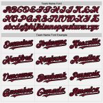 Custom Name and Number Unisex Softball Jersey, Personalized Two-Button in White Black Pinstripe - Team Apparel Personalized