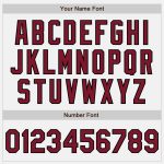 Custom Name and Number Unisex Softball Jersey, Personalized Two-Button in White Black Pinstripe - Team Apparel Personalized