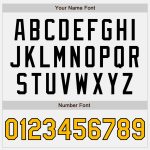 Custom Name and Number Authentic Baseball Jersey - Personalized Black White Pinstripe Design Personalized White Black Pinstripe