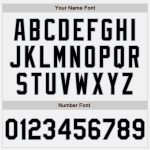 Custom Name Number Unisex Softball Jersey Gray Black White Pinstripe Two-Button Design for Teams Personalized White Black