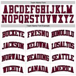 Custom Name Number Personalized Basketball Jersey Maroon White Black Pinstripe Authentic Team Gear Personalized White Black