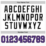 Customizable Authentic Basketball Jersey - Personalized White Black Pinstripe with Purple-Red, Team Name & Number Options