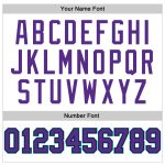 Custom Name Number Personalized Basketball Jersey Authentic White Black Pinstripe Purple Teal Personalized White Black Pinstripe