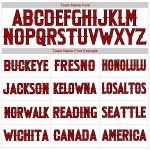 Custom American Flag Baseball Jersey with Personalized Name and Number - White Black Pinstripe Red-Black Design Personalized