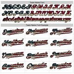 Custom Name and Number Vintage USA Flag Baseball Jersey - Personalized Sleeveless Black White Pinstripe Team Apparel Personalized