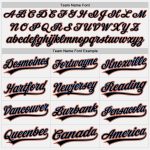 Customizable Baseball Jersey - Personalized Authentic Team Jersey in White, Black, Powder Blue & Orange with Name and Number