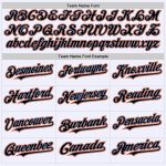 Custom Personalized Throwback Baseball Jersey - White Black Powder Blue Orange, Your Name & Number, Authentic Mesh Design