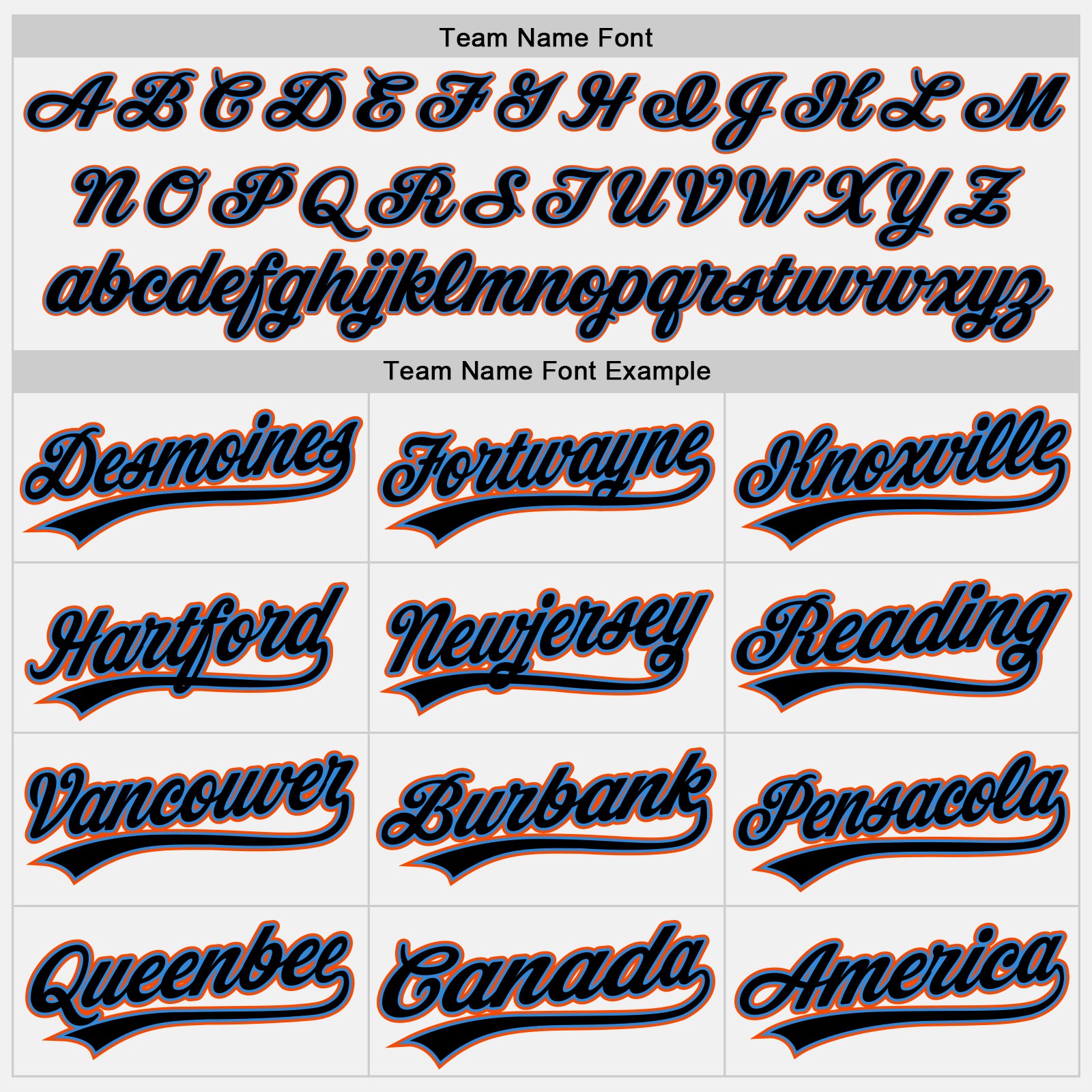 Personalized White Black Powder Blue-Orange Two-Button Unisex Softball Jersey Team Custom Name and Number Custom Name and Number Two-Button Unisex Softball Jersey - Personalized White Black Powder Blue Orange Design Personalized - Image 4