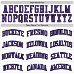 Custom Name and Number Personalized Authentic Basketball Jersey - White Black Purple Throwback Style Personalized White Black-Purple