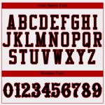 Custom Authentic Baseball Jersey in White and Black-Red Colors Personalized White Black-Red Authentic Baseball Jersey