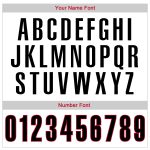 Custom Name Number Throwback Baseball Jersey Shirt - Personalized White Black Red Rib-Knit Team Apparel Personalized White