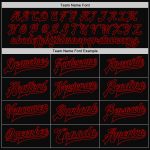 Custom Name and Number Bomber Jacket | Personalized White Black Red Varsity Letterman Full-Snap Fashion Jacket Personalized