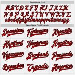 Custom Two-Tone Varsity Letterman Jacket with Personalized Name and Number, White Black-Red Bomber Style Personalized White