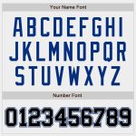 Custom Name and Number Authentic Baseball Jersey - Personalized Black-Royal Design Personalized White Black-Royal Authentic