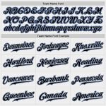 Custom Name and Number Authentic Baseball Jersey - Personalized Black-Royal Design Personalized White Black-Royal Authentic