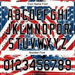 Custom American Flag Baseball Jersey Personalized Team Name Number 3D Patriotic Design in White Black Royal Red Personalized
