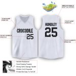 Customizable Black and White V-Neck Basketball Jersey - Perfect for Team or Fan Apparel Personalized White Black V-Neck Basketball
