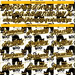 Custom Cat Baseball Jersey with 3D Black-Yellow Pattern | Personalized Name and Number Personalized White Black-Yellow 3D