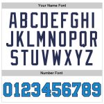 Personalized Throwback Basketball Jersey in White and Blue-Navy Classic Design Personalized White Blue-Navy Authentic Throwback