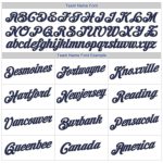 Custom Authentic Basketball Jersey in White Blue-Navy with Personalized Name and Number - Team Design Personalized White