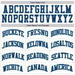 Personalized Throwback Basketball Jersey in White and Blue-Navy Classic Design Personalized White Blue-Navy Authentic Throwback