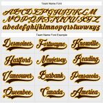 Custom Name and Number Hockey Jersey - Personalized White Brown-Gold Lace Design Personalized White Brown-Gold Hockey Lace