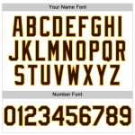 Custom Name and Number Personalized Authentic Baseball Jersey - White Brown Gold Line Personalized White Brown-Gold Line