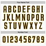 Custom Name Number Brown Gold Pinstripe Basketball Jersey Personalized Authentic Team Wear Personalized White Brown Pinstripe