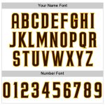 Custom Name Number Personalized Orange Brown Pinstripe Sleeveless Baseball Jersey for Teams Personalized White Brown Pinstripe