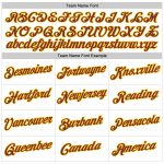 Custom Name and Number Personalized Performance T-Shirt in White Burgundy-Gold Personalized White Burgundy-Gold Performance