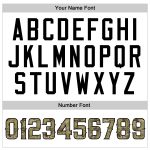 Custom American Flag Baseball Jersey with White Camo-Black Design, Personalized Name & Number Personalized White Camo-Black